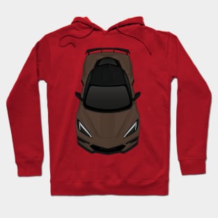 C8 Brown Hoodie